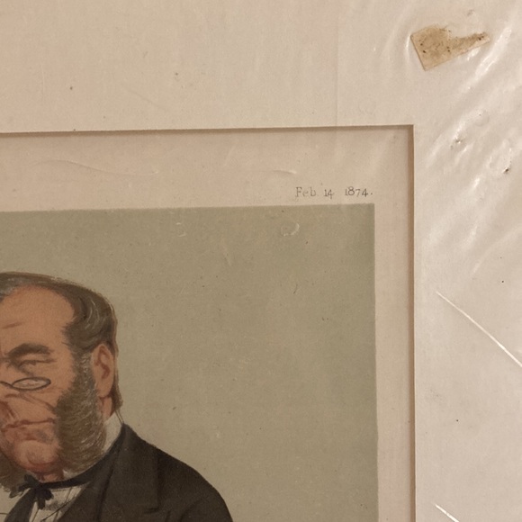 1874 Vanity Fair Spy February 14, 1874 “The Standard” Lithograph - Picture 2 of 8